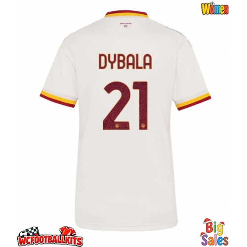 AS Roma Paulo Dybala #21 Replica Away Stadium Shirt for Women 2026-27 Short Sleeve